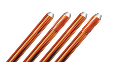 Strip In Pipe Copper Earthing Electrode 1M Shape Round Diameter 17mm Brand Sun Power Alloy With Alloy Technique Strip In - Image 2
