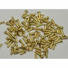 Brass Rivet Material Brass Usage Industrial Quantity Per Pack 100 - Image 1