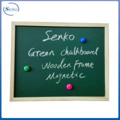 Kids Using Green Magnetic Chalkboard with Magnets and Chalks Origin China Trademark Senko HS Code 96100000 Model NO. - Image 2