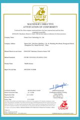 CE certificate from Henan Yexin Technology Co., Ltd.