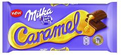 Milka Caramel, Milk Chocolate with Caramel Filling 100 G - Image 1
