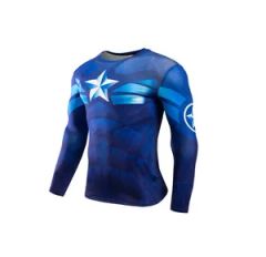 Wholesale MMA Polyester Fitness Custom Sublimation Printing Rash Guard Gym Compression Shirt - Image 4