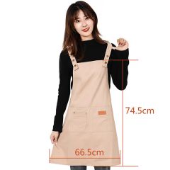 Queenhe Waterproof Canvas Aprons for Kitchen - Image 2