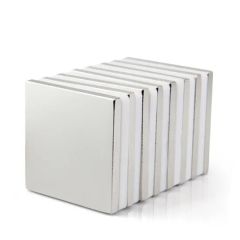 Permanent NdFeB Block Neodymium Magnets Grade N35 Size D10*2 MOQ 1000PCS Model NO. GM Coating Nickel Type Permanent Trademark Bosin - Image 1