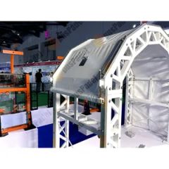 Hot DIP Galvanized Professional Event Equipment Outdoor Padel Tennis Court Panoramic Padel Court with Roof Cover - Image 4