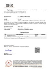 SLD-WS4 Test Report certificate from FOSHAN M&W FURNITURE LIMITED COMPANY