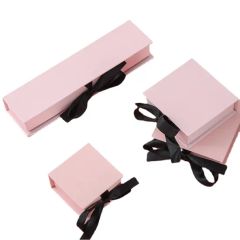 Luxury Square Pull-out Jewelry Box Pink Bow Medium 1Y Eco-Friendly MOQ100 - Shantou Eastcross Technology Co., Ltd
