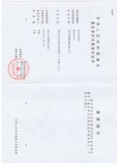 Register Certificate of The Custom certificate from Chongqing Geyo Machinery Co., Ltd.