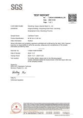 TEST REPORT certificate of Shandong Huayou Steel Co., Ltd. – certificate photo, supplier certificates section