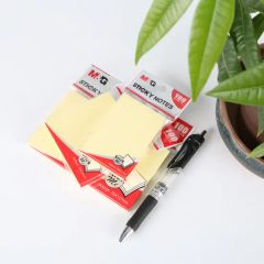 Hot Sale School Office Supplies Stationery 3′ X3′ 100 Pages Poly Pack Removable Desktop Square Yellow Sticky Notes Memo Pads - SHANGHAI M&G STATIONERY INC.