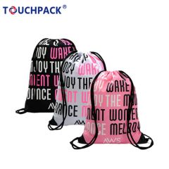 Promotional Logo Personalized Drawstring Bag HS Code 4202220000 Origin Shanghai China Trademark TouchPack or OEM Specification 20x30cm or - Image 1