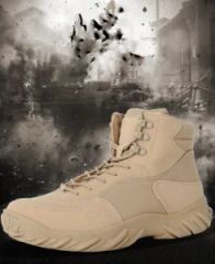 Premium Sand Color Tactical Boots for Men - Waterproof Combat Footwear - Shanghai Sky Industrial Products Co., Ltd