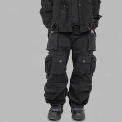 Washed Utility Trousers Custom Logo Style Loose Trademark JX Origin China Material Canvas Function Waterproof Model NO. - Image 5