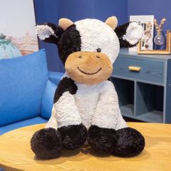 Custom Logo Personalized Soft Wholesale Factory Promotional Kid Child Baby Anime Mascot Gift Doll Plushie Plushies Stuffed Animal Dairy Cow Bull Plush Toy C - Yangzhou Detuo Trading Co., Ltd.