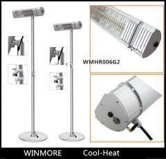 Standing Patio Heater Infrared Heater Radiant Heating IP 65 Origin China HS Code 85162990 Trademark WINMORE Model NO. - Image 1