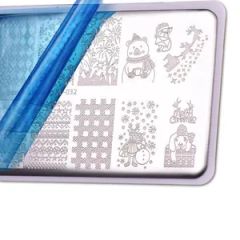 Colorful Embossed Designs Chemical Etching Stamping Nail Plates - Image 5
