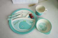 Customized Kids Dinnerware Bamboo Tableware Sets Samples Free Origin China Trademark DAFU Shape Cylinder Bowl Wide Mouth - Image 3