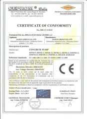 DAWIN Machinery CE certificates for concrete mixers certificate from Qingdao Saintyol Dawin Machinery Co., Ltd.