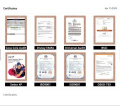 Certificates certificate of Longgang Green Harmony Bags & Trading Co., Ltd. – certificate photo, supplier certificates section