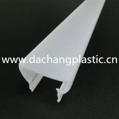 LED Milky White Plastic Lampshade Shape Round Model NO. LS373 HS Code 39169090 Trademark DACHANG Certification CE, ISO Origin Guangdong, - Image 1