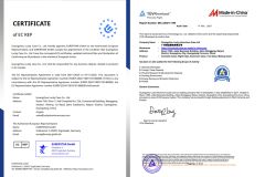 Certificates certificate from Guangzhou Lucky Aluminum Case Ltd