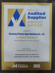 SGS certificate of Shandong Platinum Dylan Machinery Co., Ltd. – certificate photo, supplier certificates section