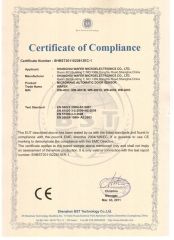 CE Certificate certificate from Shanghai Wafer Microelectronics Co., Ltd.