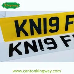 UK Acrylic PMMA Refective Vehicle License Plates Car Letters Number Plate - Image 3