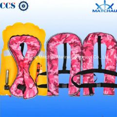 Lightweight Rescue Inflatable Life Jacket Red XL L 1Kg 150N Buoyancy ManualAuto 33G24G CO2 Neoprene 300d Oxford Reflective CCS CE ISO - Image 2
