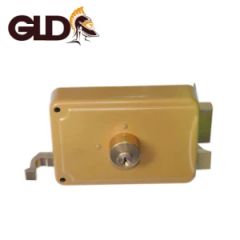Factory Supply Door Rim Lock. Logo Is Key Zamak Part Lock Width 96.5 Size 120mm Style Modern Backset 60mm HS Code 8301 Thickness - Image 1