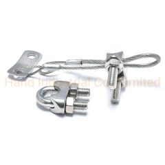 Factory Price 18-8 Steel M3 M4 M5 M6 M8 Great Quality SS304 U Type Wire Rope Clips - Image 3