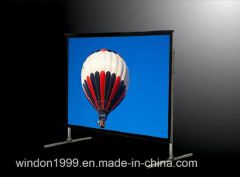 Portable Folding Projection Screen for Easy Setup Anywhere - Image 1