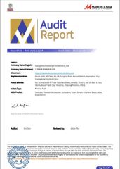 Audit Report certificate from Guangzhou EmbAroma Cosmetics Co., Ltd.