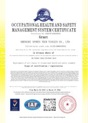 ISO 45001 certificate from Shengshi Sports Tech Tianjin Co., Ltd.