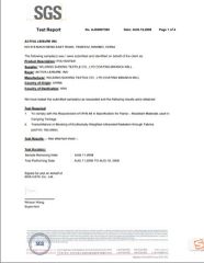 300D PU coated Oxford flame retardant CPAI 84 certificate certificate from Liping Outdoors Manufactory Ltd.