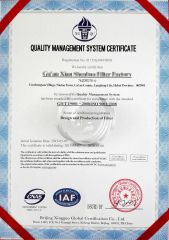 ISO-2 certificate from Zhonglv Filtration Techonology (Langfang) Co., Ltd.