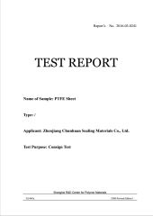 ASTM D3308-Certificate certificate from Zhenjiang Chunhuan Sealing Materials Co., Ltd. (Group)