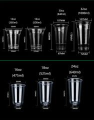 Clear Custom Print Disposable Pet Cup for Cold Drinks Type Cup Origin China Model NO. PET-02 Style Single Wall Sample Time 2 Days - Image 5