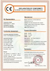 CE of Scissors certificate from Hangzhou Tuopusi Medical Products Co., Ltd.