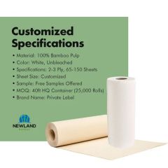 OEM Bamboo Pulp Kitchen Paper Towels, Custom Packaging Available - Image 4