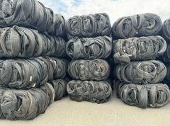 High-Quality Compressed Car Tire Scrap – Bulk Used Tyres for Recycling available. - Image 5