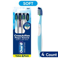 Buy Oral-B Manual Soft Toothbrush For Everyday Oral Care With Soft Bristles And Comfortable Grip For Gentle Brushing – product photo 1, product detail gallery