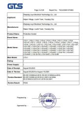 Certificates certificate of Zhejiang Liuyi Electrical Technology Co., Ltd. – certificate photo, supplier certificates section