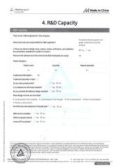 TUV-Rheinland certificate from Shandong Asgard Import&Export Co., Ltd