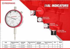 DIAL INDICATORS FDI-10 Shape Round Material Steel Body Material Steel Display Type Analog Model Name/Number FDI10 Usage/Application - Image 1
