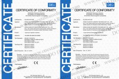 CE CERTIFICATE1 certificate from DONG GUAN DO HEARTS TECHNOLOGY CO.,LTD.