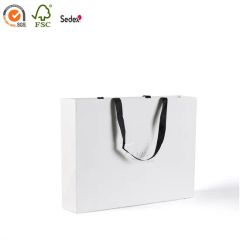 Gold Foil Stamping Custom Printed Craft Paper Gift Bag - Image 1