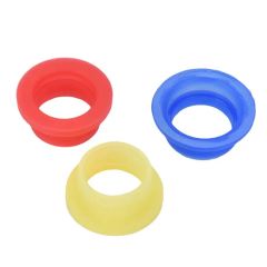 1 8 Inch Silicone Rubber Bands O Rings 1 25 Inch Flat X 0 125 Inch X 0 125 Inch Assorted Color 0 625 Diameter - Image 5