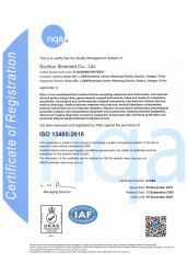 NQA ISO certificate from Suzhou Sinomed Co., Ltd.