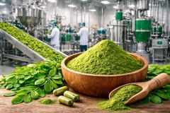 Natural Moringa Powder For Healthy Recipes Smoothies Herbal Drinks And Daily Nutrition With Fine Ground Texture - Image 2